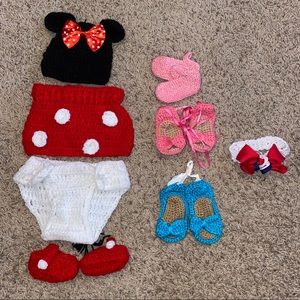 Baby Minnie Mouse Crochet Outfit